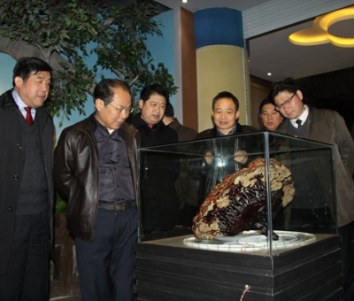 市委常委、宣傳部長潘熙寧，副市長盧天錫蒞臨仙客來公司走訪