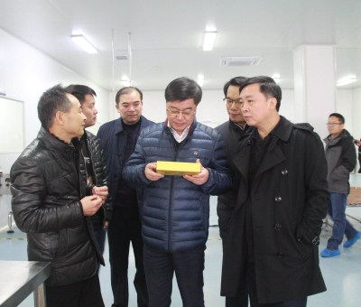 江西省檢察院黨組成員、副檢察長徐勝平一行來公司走訪調研